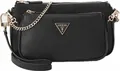 GUESS NOELLE II DBL POUCH CR Schwarz
