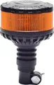 Berger & Schröter | LED Rundumkennleuchte flexibel 12/24 V, flexibler Gummisockel für Normhalter, automatischer Lichtsensor für Tag- und Nachtmodus, 16 LEDs