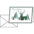 Sigel Weihnachtskarte DS063, Christmas Forest, 105 x 148mm (A6), Klappkarte mit Umschlag, 25Stück