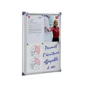 nobo Schaukasten Pacific silber 4x DIN A4 74,2 x 2,2 x 55,0 cm, 1 St.