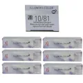 Wella Illumina 6 x 60 ml 10/81 hell lichtblond perl asch Set