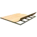 KARIBU Fußboden für Gartenhaus, BxT: 370 x 280 cm, Fichte - braun