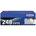 Brother Toner TN-248VAL Original Kombi-Pack Schwarz, Cyan, Magenta, Gelb 1000 Seiten TN248VAL