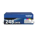 Brother Original TN-248VAL Tonerkartuschen Value Pack Cyan/Magenta/Gelb/Schwarz