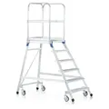 Podesttreppe Fahrbar Zarges 41976 1,92m