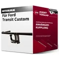 Anhängerkupplung abnehmbar für Ford Transit Custom 09.2012-05.2016 top