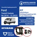 Für FORD Transit Custom Typ V362 06.2016-12.2023 AHK abn. +7pol sp. E-Satz TOP