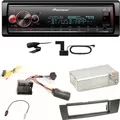 Pioneer MVH-S520DAB MP3 USB FLAC Digitalradio Einbauset für BMW E90 E91 E92 E93