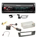 Pioneer MVH-S520DAB MP3 USB FLAC Digitalradio Einbauset für BMW E90 E91 E92 E93