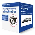 Auto Hak Anhängerkupplung abnehmbar für VOLVO XC90 I Typ 275 TOP