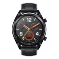 Huawei Watch GT [inkl. Silikonarmband schwarz] 46,5mm Edelstahlgehäuse graphite