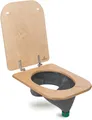 TROBOLO Trenntoiletten Einsatz & Toilettensitz, grau