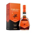 Carlos I Brandy de Jerez – Hochwertiger Brandy Solera Gran Reserva aus Spanien mit Geschenkpackung aus dem Hause Osborne mit 40% vol. (1 x 0,7l), Packaging may vary