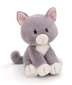 Nici Kuscheltier Katze sitzend grau 20 cm Plüschkatze