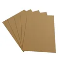 ESTEXO MDF Platten Holzplatten 42x30 cm 5er Set Holz-Platten Zuschnitt für Deko DIY