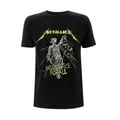 Metallica ... and Justice for All - Tracklist Men's T-Shirt Black Band Merch, Ba