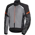 FLM Ram Air Textiljacke – Mesh-Einsätze – SAFE-MAX Level-2-Protektoren – Reißverschluss-Verbindung – Reflektoren