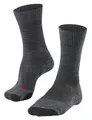 Falke Trekkingsocke TK2 (Merinowolle, für leichtes Gelände) asphaltgrau Herren - 1 Paar, Größe: 46-48