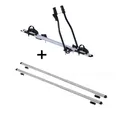 VDP Dachträger (Für Ihren Alfa Romeo 159 Sportwagon (5Türer) 06-13, Fahrradträger und Dachträger im Set), Fahrradträger SAGITTAR + Dachträger RAPID kompatibel mit Alfa Romeo 159 Sportwagon (5Türer) 06-13