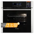 KKT KOLBE Einbaubackofen 60 cm autark | 70L | 3,2kW | Katalyse | Drehspieß | Pizzafunktion | Grill | Heißluft | Teleskopauszüge | Automatik-Timer | EB8016ED