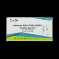 3x CorDx Combo 4in1 Antigen Laien Test kit RSV Viren + COVID19 + Influenza B
