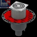 TECE drainpoint S 130 Ablaufset DN 50 senkrecht mit Seal System 3601300