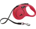 Hundeleine flexi New Classic Gurt Gr. S 5 m rot