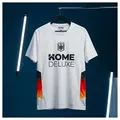 HOME WEAR Fußballtrikot TEAM DEUTSCHLAND - TRIKOT 2026 Nahtlose Retro-Optik in Weiß, Sporttrikot, Weltmeisterschaft XL