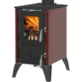EEK A - Kaminofen mit Herdplatte 806 IGLO burgundy - 10,6kW