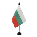 AZ FLAG - Tischflagge Bulgarien - 15x10 cm - Bulgarische Tischfahne 10 x 15 Cm - Flaggen