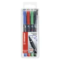 STABILO OHPen universal Folienstift permanent (4x) (108434)