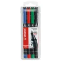 4 STABILO OHPen universal Folienstifte Set farbsortiert permanent Mittel ( M )