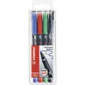 STABILO OHPen 4er Folienstift Medium M universal permanent 4 Farben Set