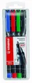 STABILO Folienstift OHPen universal permanent 4er Etui 1,0 mm M