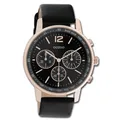 Oozoo Damen Armbanduhr schwarz Analog Timepieces Lederarmband UOC10814