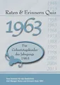 Raten & Erinnern Quiz 1963 Karl Mangei