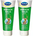 Scholl Hirschtalgcreme wirkt hautglättend und beugt Hautreizungen vor 2x 100ml
