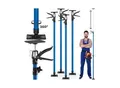 tectake® 4er-Set Teleskopstützen, stufenlos höhenverstellbar, Belastbarkeit 30 kg je Stütze, mit Schnellspannsystem