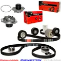 GATES Zahnriemensatz+WAPU+Keilrippenriemensatz FIAT OPEL SAAB 6PK1413 K026PK1413