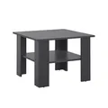KOMTO Couchtisch Anthrazit Vienna - Wohnzimmertisch Modern Couchtisch Holz Beistelltisch 60x60 Coffee Table Tisch Wohnzimmer Sofatisch Stubentisch