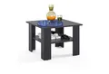 KOMTO Couchtisch Wohnzimmertisch Modern Coffee Table Tisch Holz Beistelltisch (Tisch Wohnzimmer Sofatisch Stubentisch, Wohnzimmer Tisch für Couch, Spanplatte, Vienna 60x60x43 cm)