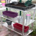 KGT Universal Aluminium Regalsystem freistehend
