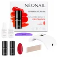 NEONAIL FIRST CHOICE Set UV Nagellack 3ml LED Lampe 10W/36  Geschenkbox Starter
