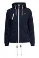 OXMO OXTilda Damen Jacke Übergangsjacke mit Kapuze Kordelzügen Eingrifftaschen Regular fit, Größe:S, Farbe:INSIGNIA B (791991)