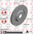 2x Bremsscheibe FORMULA Z ZIMMERMANN 600.3262.70 für AUDI SKODA VW SEAT TIGUAN 8