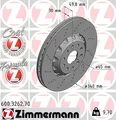 2x ZIMMERMANN Bremsscheibe Vorderachse für VW