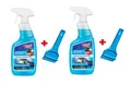 2x Scheibenenteiser 650ml Enteiser-Spray Frostschutz + Eiskratzer *EXTRA STARK*