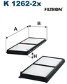 FILTRON K1262-2X Filter für Innenraumluft Innenraumfilter Filter für Mazda