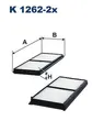 FILTRON K 1262-2x Filter, Innenraumluft Für MAZDA