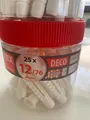 Tox Deco Allzweckdübel mit Rand 12 / 76 mm  25 Stück( St./0,36)